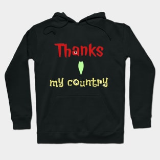 Thanks my country Hoodie